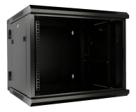 Extralink Szafka wisząca rack 6U 600x600 czarna dwusekcyjna EX.12929 - 1323213 - zdjęcie 2
